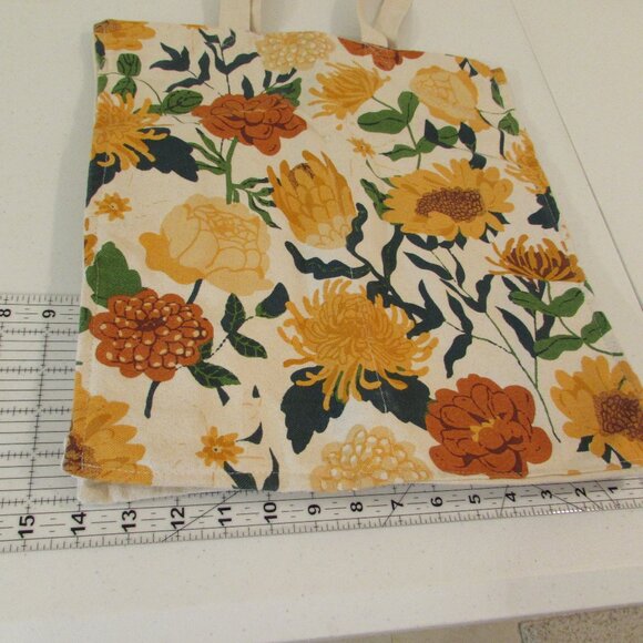 Go Eco Ciroa Floral Cotton Canvas Large Tote - Picture 8 of 13